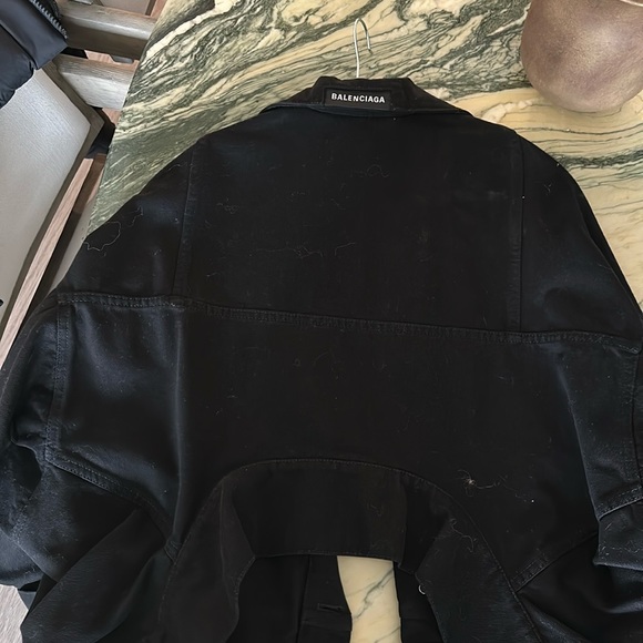 Balenciaga upside down jacket in black - Picture 3 of 3
